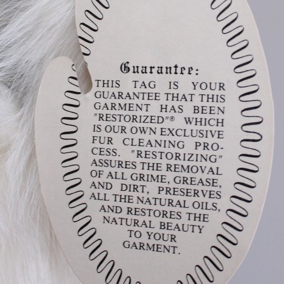 100% Real Fur White Lined Vest (Restored) - Picture 6 of 7